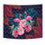 Flamingo Tropical Pink Hibiscus Wall Tapestry