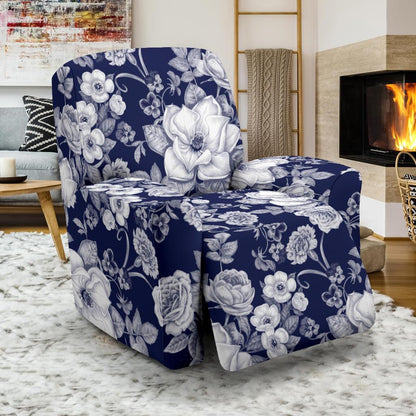Floral Infrared Pattern Recliner Slipcover-JORJUNE.COM