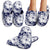 Floral Infrared Pattern Slippers
