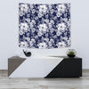 Floral Infrared Pattern Tapestry