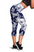 Floral Infrared Pattern Women Capris