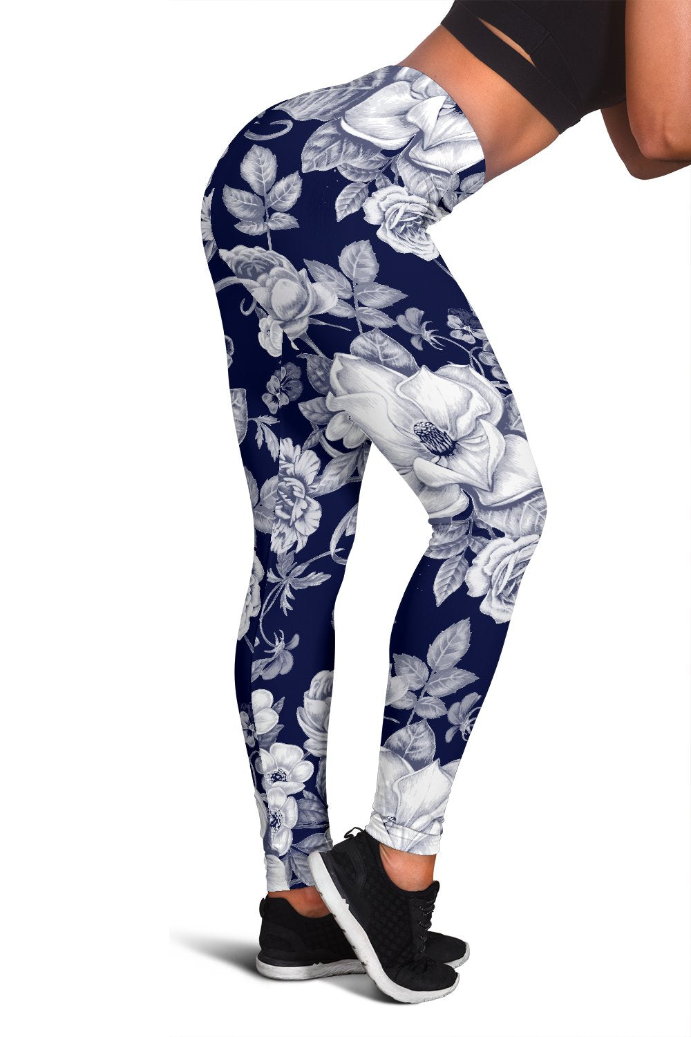 Floral Infrared Pattern Women Leggings