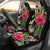 Floral Red Hibiscus Plumeria Hawaiian flower Universal Fit Car Seat Covers