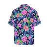 Hawaiian Tropical Hibiscus Neon Men Hawaii Shirt