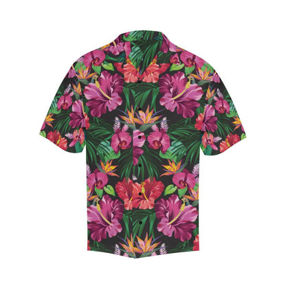 Hawaiian Flower Hibiscus tropical Men Hawaii Shirt