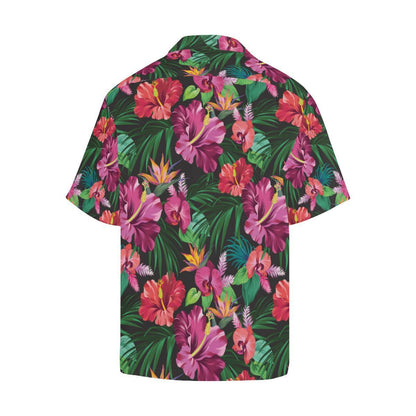 Hawaiian Flower Hibiscus tropical Men Hawaii Shirt