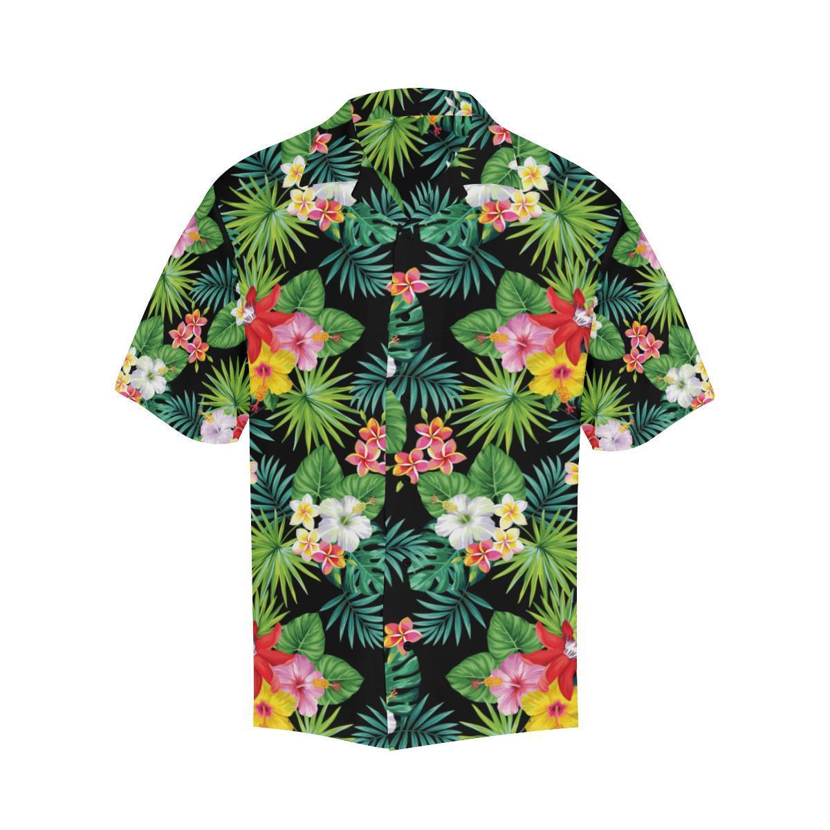 Hibiscus Hawaiian flower tropical Men Hawaii Shirt