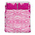 Flowing Pink paint Zebra Duvet Cover Bedding Set