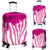 Flowing Pink paint Zebra Luggage Cover Protector