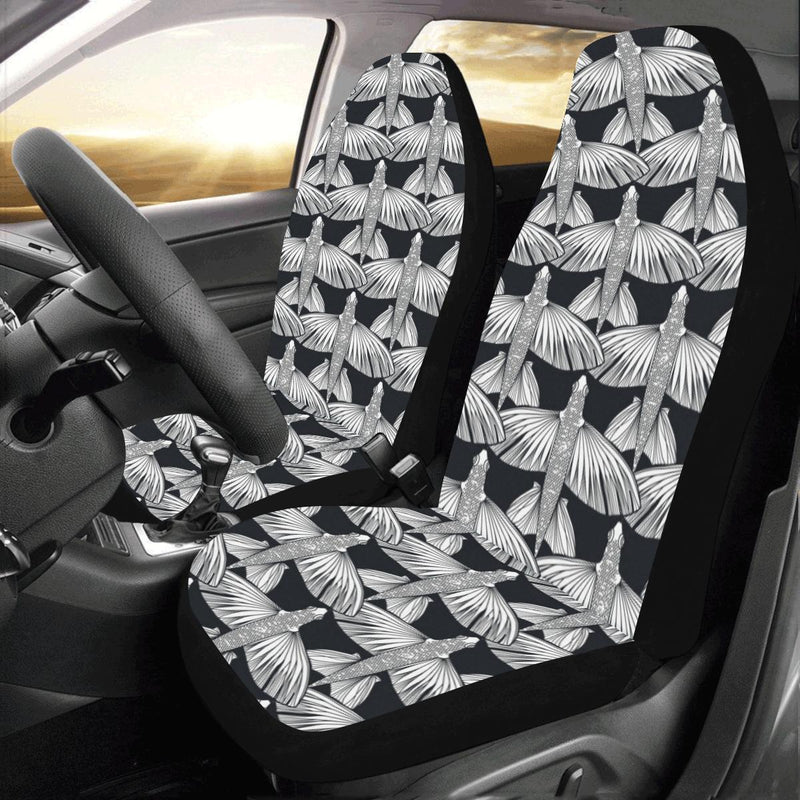 Flying Fish Pattern Print Design 03 Car Seat Covers (Set of 2)-JORJUNE.COM