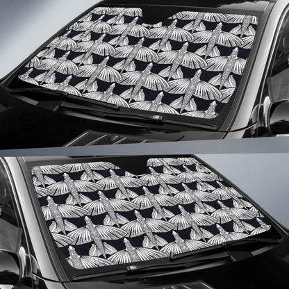 Flying Fish Pattern Print Design 03 Car Sun Shade-JORJUNE.COM
