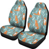 Fox Forest Print Pattern Universal Fit Car Seat Covers