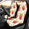 French Fried Pattern Print Design 01 Car Seat Covers (Set of 2)-JORJUNE.COM