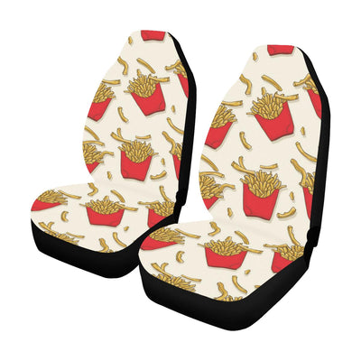 French Fried Pattern Print Design 01 Car Seat Covers (Set of 2)-JORJUNE.COM