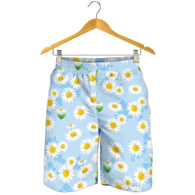 Daisy Pattern Print Design DS010 Mens Shorts