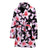 Pink Plumeria Pattern Print Design PM09 Women Bathrobe