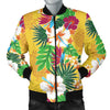 Hawaiian Themed Pattern Print Design H09 Men Bomber Jacket