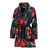 Pomegranate Pattern Print Design PG04 Women Bathrobe