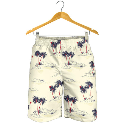 Palm Tree Pattern Print Design PT08 Mens Shorts