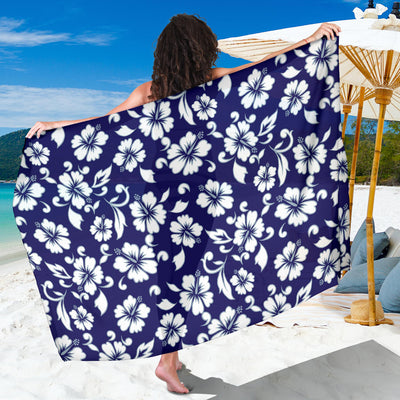 Hibiscus Pattern Print Design HB010 Sarong Pareo Wrap