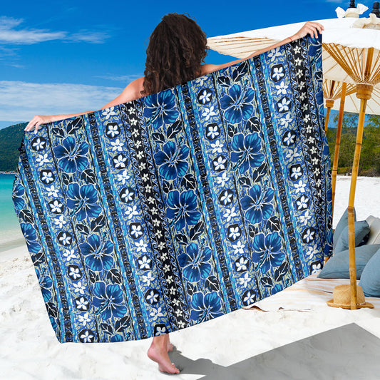 Hawaiian Themed Pattern Print Design H012 Sarong Pareo Wrap