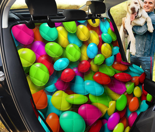 Candy Pattern Print Design CA03 Rear Dog  Seat Cover