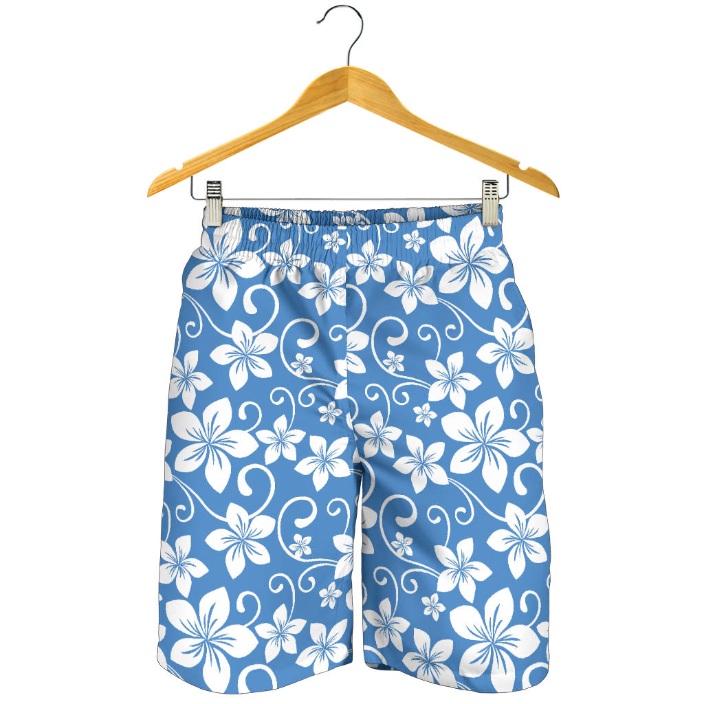 Hibiscus Pattern Print Design HB09 Mens Shorts