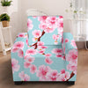 Cherry Blossom Pattern Print Design CB04 Armchair Slipcover