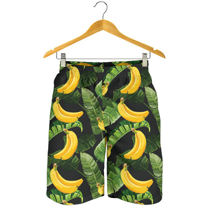 Banana Pattern Print Design BA01 Mens Shorts