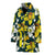 Daffodils Pattern Print Design DF02 Women Bathrobe