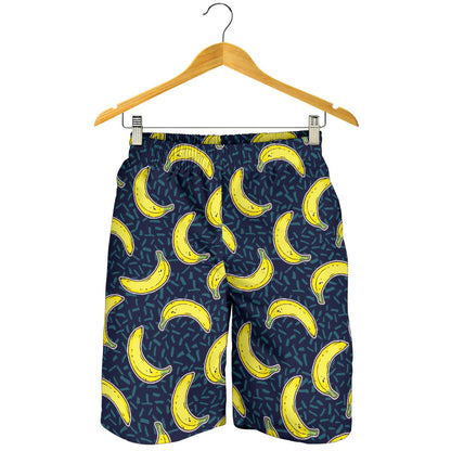Banana Pattern Print Design BA09 Mens Shorts