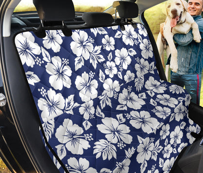 Hibiscus Pattern Print Design HB012 Rear Dog  Seat Cover