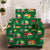 Camper Camping Christmas Themed Print Armchair Slipcover