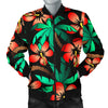 Hawaiian Themed Pattern Print Design H022 Men Bomber Jacket