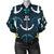 Anchor Pattern Print Design 03 Women's Bomber Jacket