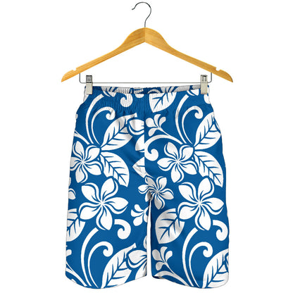 Plumeria Pattern Print Design PM013 Mens Shorts
