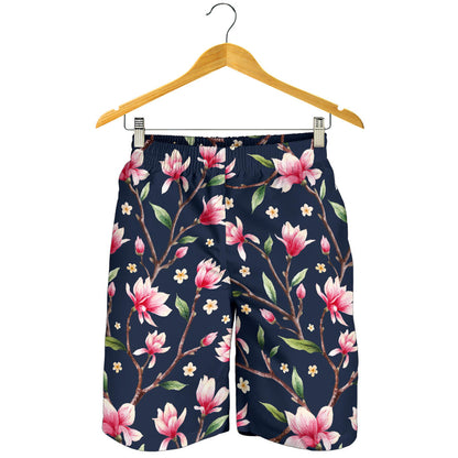 Magnolia Pattern Print Design MAG09 Mens Shorts