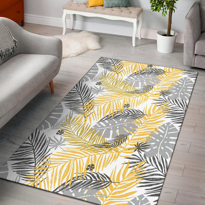 Palm Leaves Pattern Print Design PL012 Area Rugs