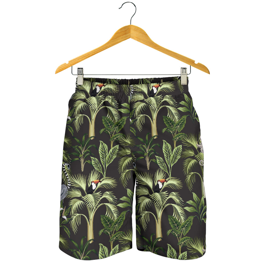 Rainforest Pattern Print Design RF05 Mens Shorts