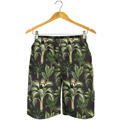 Rainforest Pattern Print Design RF05 Mens Shorts