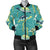 Sea Turtle Pattern Print Design T08 Women Bomber Jacket