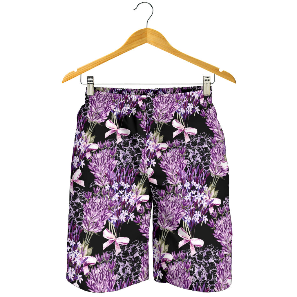 Lavender Pattern Print Design LV06 Mens Shorts