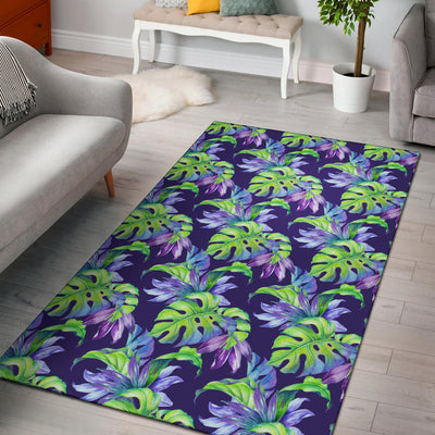 Tropical Flower Pattern Print Design TF019 Area Rugs