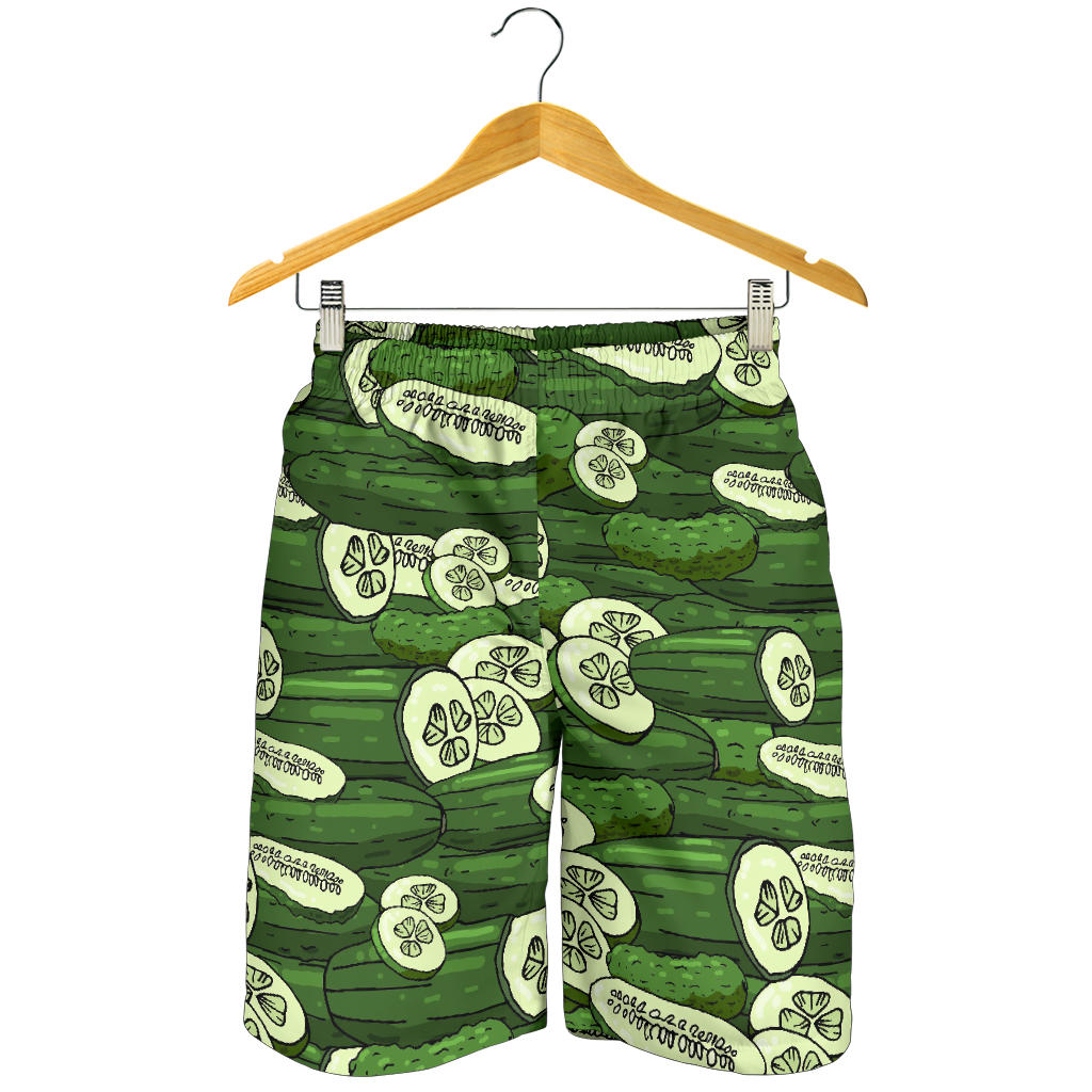 Cucumber Pattern Print Design CC01 Mens Shorts