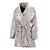 Rabbit Pattern Print Design RB07 Women Bathrobe