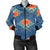 lotus Boho Pattern Print Design LO07 Women Bomber Jacket