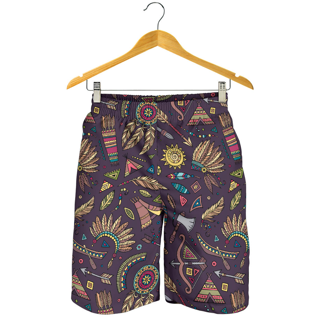 Tribal native american Aztec Mens Shorts