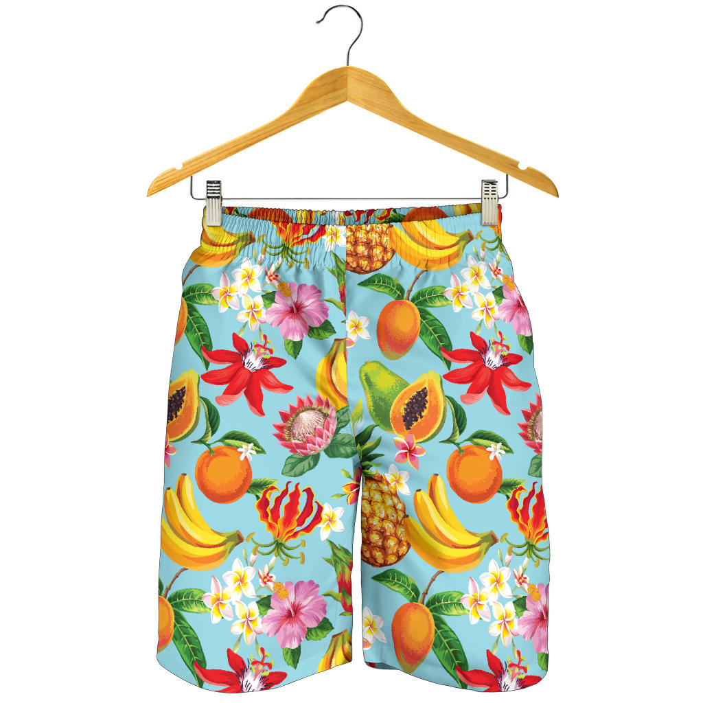 Tropical Fruits Pattern Print Design TF01 Mens Shorts