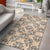 Lotus Boho Pattern Print Design LO05 Area Rugs