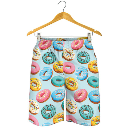 Donut Pattern Print Design DN05 Mens Shorts